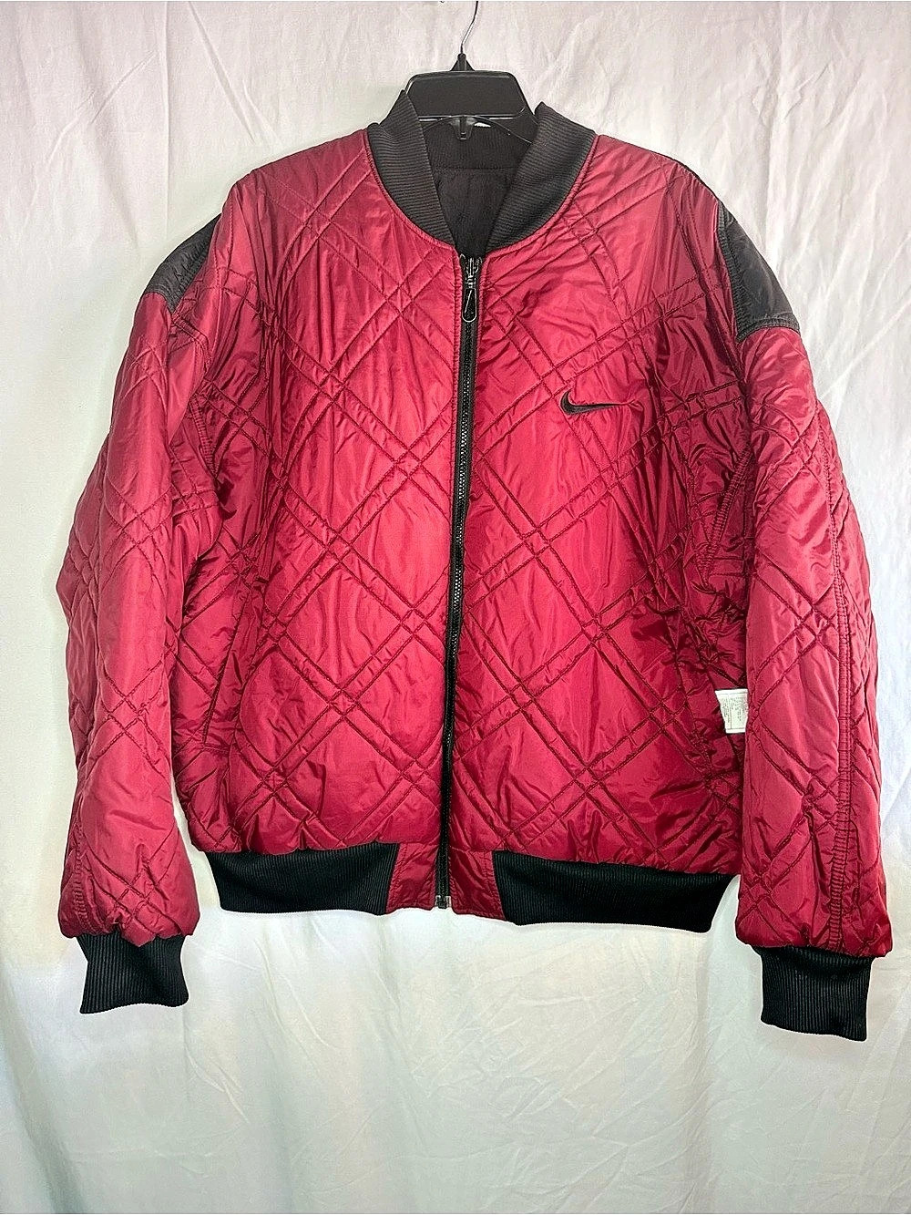 Nike Vintage Nike Reversible Quilted Bomber Jacket Vintage Reversible Quilted